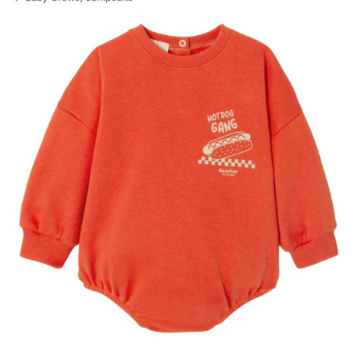 Carma Hot-Dog romper | Orange