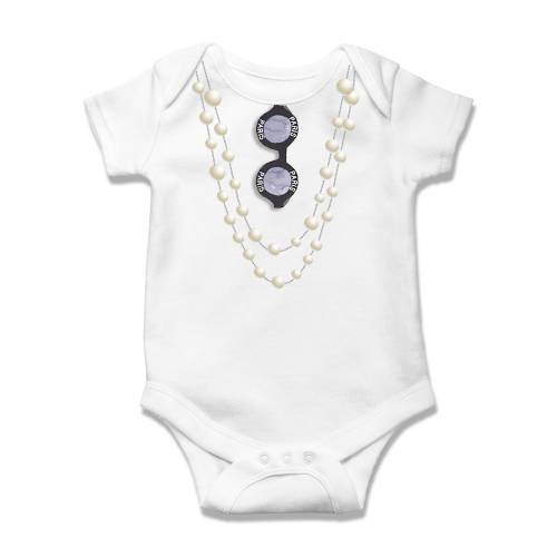 Baby Onesie- Pearls