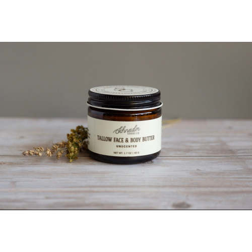 Unscented Tallow Balm | Whipped Texture for Face and Body