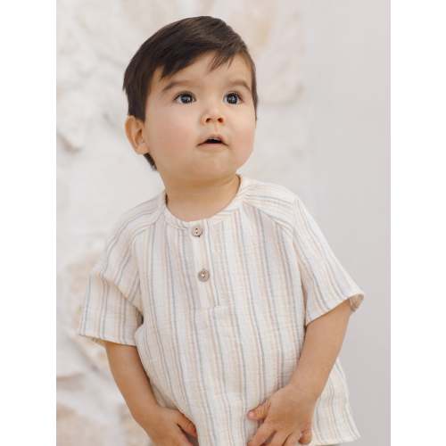 Short Sleeve Zion Shirt, Summer Stripe