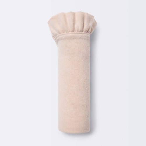Coral with Ruffle Trim Baby Sweater Blanket - Cloud Island™ Pink