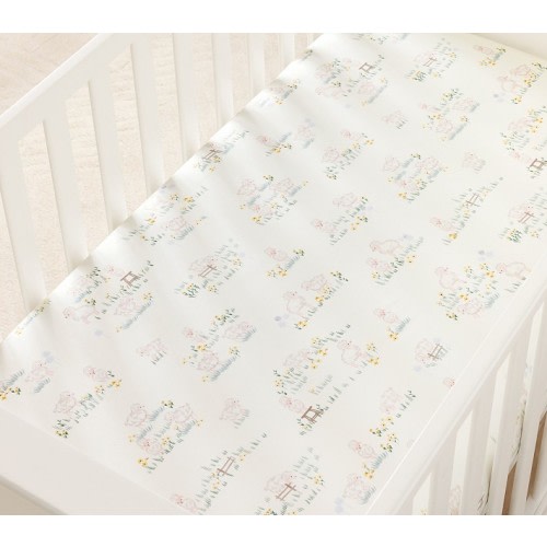 Sheep Organic Crib Fitted Sheet