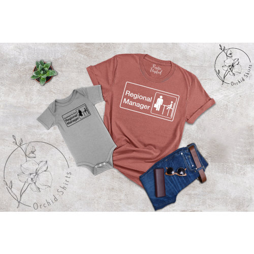 Regional Manager Shirt,Assistant to The Regional Manager,Dad and Son Matching Shirts,Father Daughter Shirts,Fathers Day Gift,Mothers Day Gft