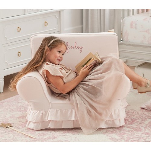 Anywhere Chair®, Dusty Blush Ruffle