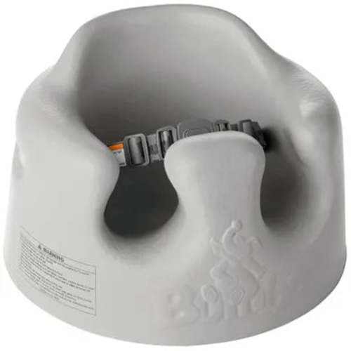 Bumbo Infant Soft Foam Comfortable Floor Booster Seat  - Cool Gray