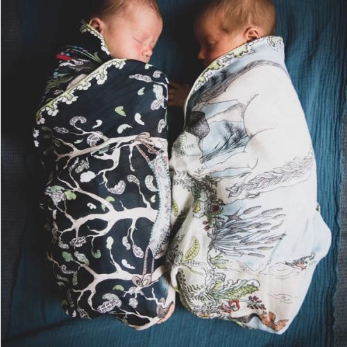 The Enchanted Forest Organic Cotton Baby Muslin Forivor