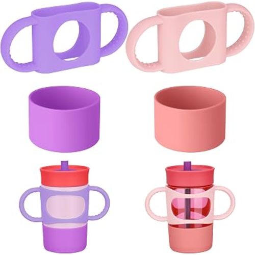 NiHome Silicone Handle & Boot for Owala Kids Tumbler 12oz 15oz,Toddler Grip