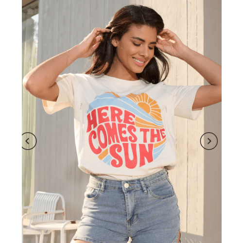 Here Comes the Sun Nursing T-shirt – Giftifymama