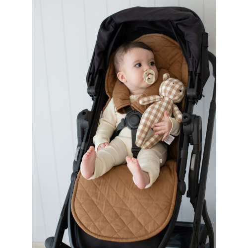 Universal Quilted Pram Liner | Chestnut