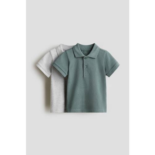 2-PACK COTTON POLO SHIRTS