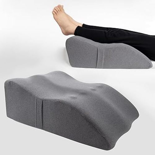 Leg Elevation Pillow with Soft Memory Foam, Wedge Pillow for Reading, Rest, Surgery, Relieves Back, Swelling, Hip, Knee Pain and Improves Blood Circulation