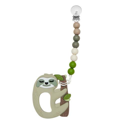 Pacifier Clip Teether Set - Sloth