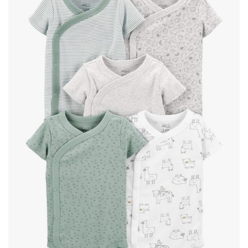 Simple Joys by Carter's unisex-baby 5-pack Side Snap Short-sleeve Bodysuit
