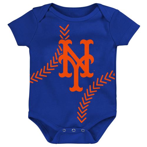 Newborn & Infant New York Mets Royal Running Home Bodysuit