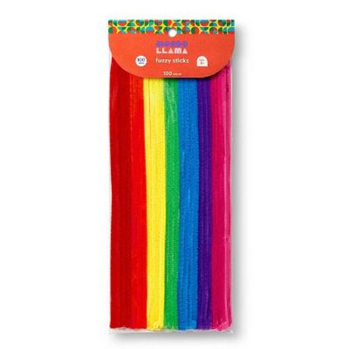 100ct Fuzzy Sticks Classic Colors - Mondo Llama™