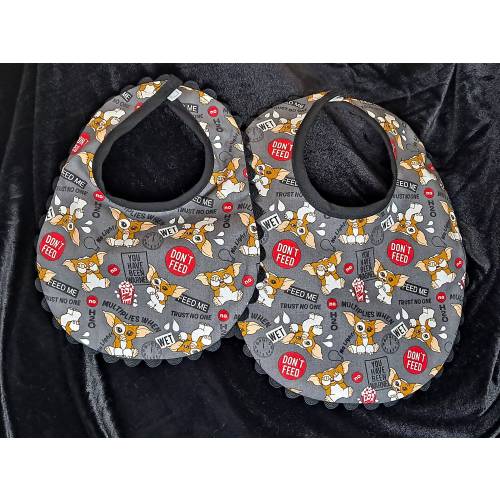 Infant and Baby Bibs with fancy trim