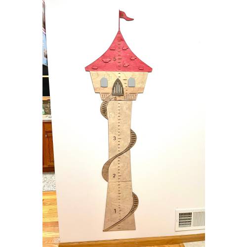 Princess Castle Growth Chart, Baby shower gift, Princess bedroom, princess nursery, baby girl, toddler room, birthday gift, milestone, baby