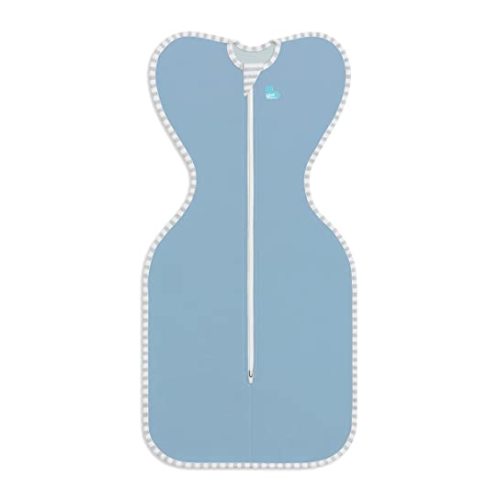 Love to Dream Swaddle UP, Baby Sleep Sack, Self-Soothing Swaddles for Newborns, 8-13 lbs, Snug Fit Helps Calm Startle Reflex, New Born Essentials for Baby, Dusty Blue
