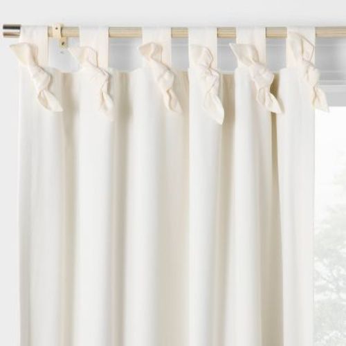 42"W x 63"L Cream Knot Kids' Blackout Window Panel - Pillowfort™