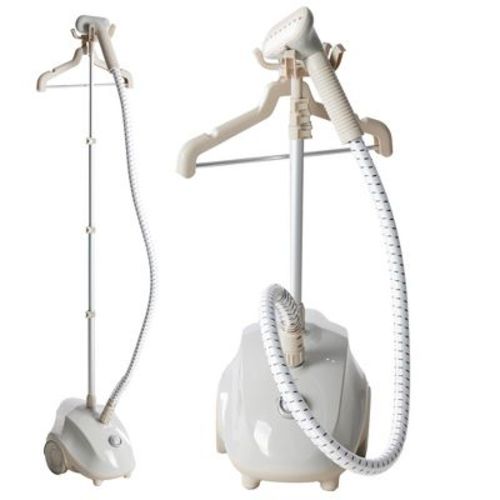Bestier Standing Garment Steamer, 1500W Powerful Steamer for Clothes with Roll Wheels, 1.7L Water Tank for 55 Min Continuous Steaming