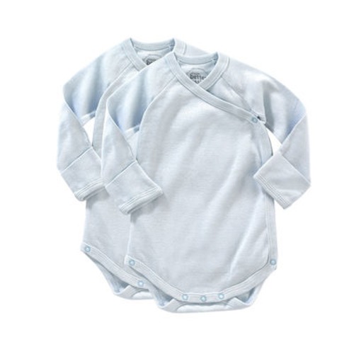 giggle Better Basics Long-Sleeve Baby Body - Set of 2 (Organic Cotton)