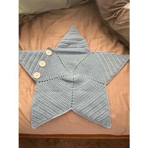 Crochet star baby romper outfit