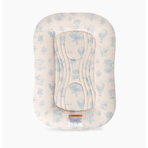 Snuggle Me Infant Lounger Wave | Blue Toile