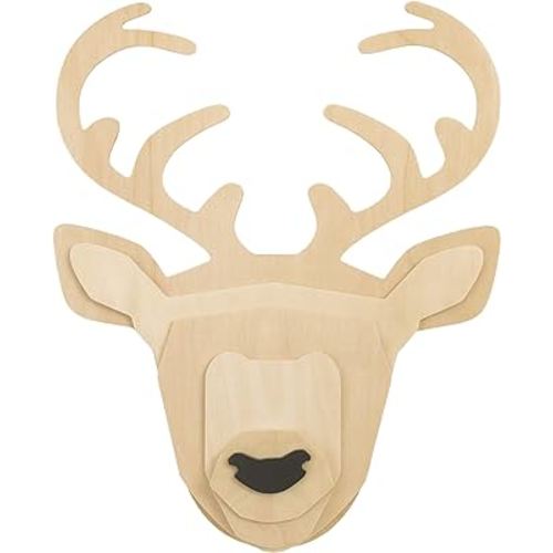 Little Love by NoJo Deer 3D Natural Wood Wall Décor
