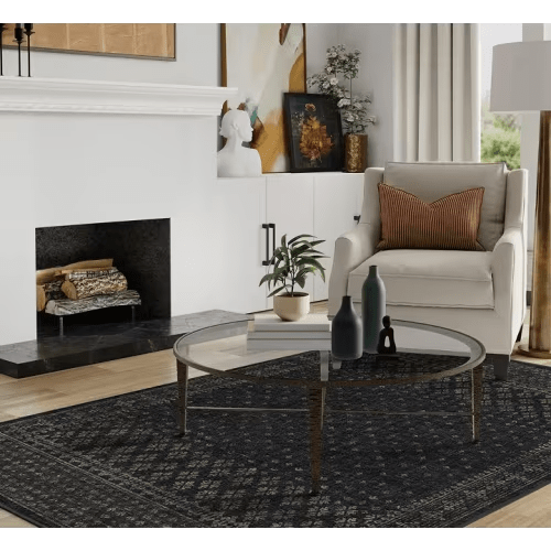 Squirrel & Hedgehog Fawn Rug by Sanderson | Ruggable US