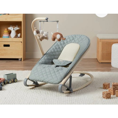 Raven Rocker Spring Green: Foldable Baby Chair | Mocka