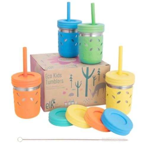 Stainless Steel 10oz Drinking Tumblers + Food Storage