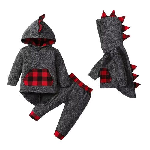 Baby Boy Clothes Toddler Infant Boys Fall Winter Outfit Long Sleeve Hoodie Sweatshirt Tops + Pants 2Pcs