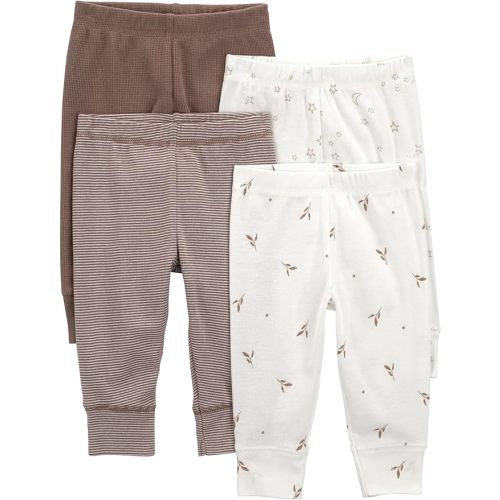 Simple Joys by Carter's Unisex Baby 4-Pack Neutral Pant