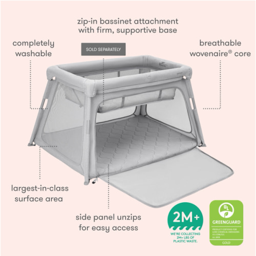 Deluxe Travel Crib & Play Yard