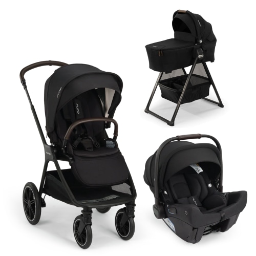 TRIV LX + PIPA urbn Travel System + Bassinet w/ Stand in Caviar