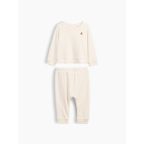 Baby Brannan Bear Velour Two-Piece Outfit Set