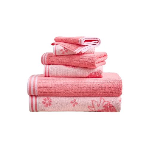 Caro Home 6-Piece Back to Campus Bath Towel Set