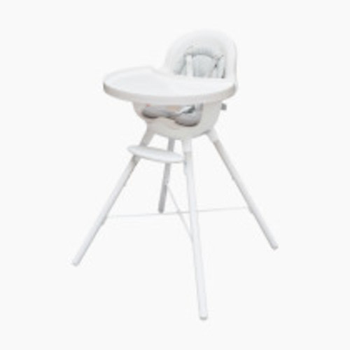 Boon GRUB Adjustable Baby High Chair - Convertible High Chair and Toddler Chair - High Chairs for Babies and Toddlers 6 Months to 6 Years - Dishwasher Safe - White