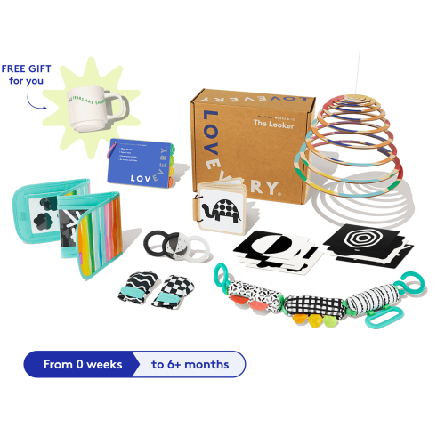 The Looker Play Kit | Toys for Newborn to 12 Week Olds | Lovevery