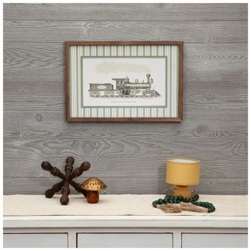 Next Stop Adventure Train Wood Wall Decor