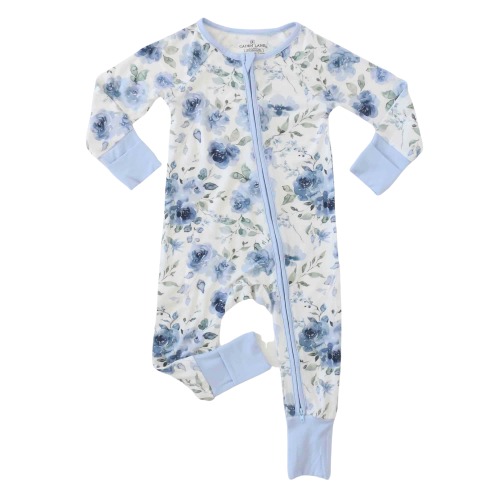 Bailey's Blue Floral Convertible Zip Romper*