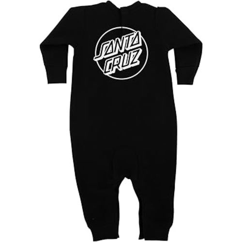 SANTA CRUZ Opus Dot One Piece Midweight Sweatshirt Black 18 Mos Infant
