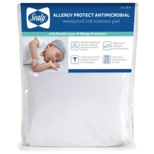 Sealy Allergy Protect | Crib Mattress protector Pad | Sealy Baby