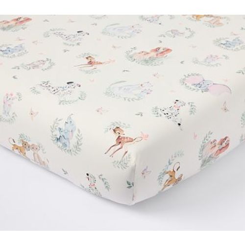 Organic Disney Baby Crib Fitted Sheet , Multi
