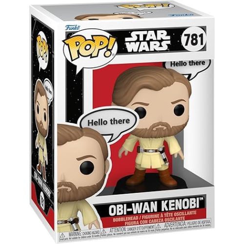 Funko Pop Star Wars: Sayings - OBI-Wan Kenobi - Collectable Vinyl Figure - Gift Idea - Official Merchandise - Toys for Kids & Adults - Sci-Fi Fans - Model Figure for Collectors and Display