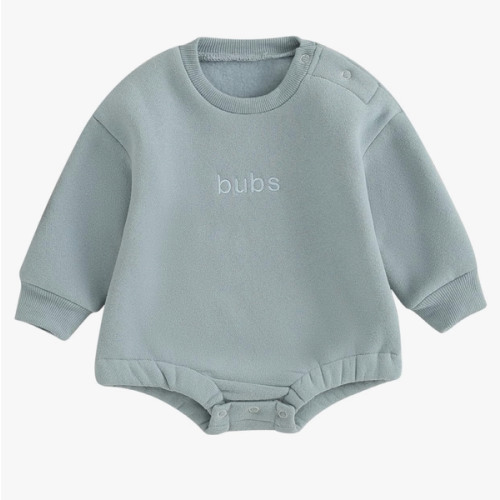 VISGOGO Newborn Infant Baby Boy Girls Oversized Romper Little Dude Sweater Onesie Coming Home Outfit Neutral Clothes