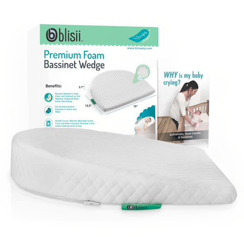 Crib Baby Wedge Pillow, Anti Acid Reflux Pillow for Infant