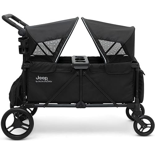 Delta Children - Jeep Evolve Stroller Wagon, Black