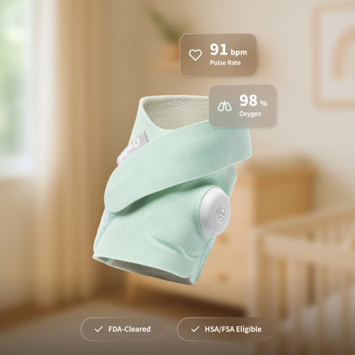 Dream Sock Smart Wearable Baby Monitor - Mint