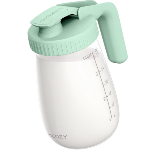 Amazon.com: Momcozy Breast Milk Pitcher, Glass Storage Container Wide Mouth, 32oz Green | Heat-resistant Glass, No Leak Sealing, Breastmilk Fridge Storage, Baby Formula Pitcher, Easy Clean, Multipurpose Use